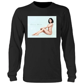 Olivia Munn Men's Heavy Long Sleeve TShirt