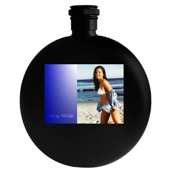 Olivia Munn Round Flask