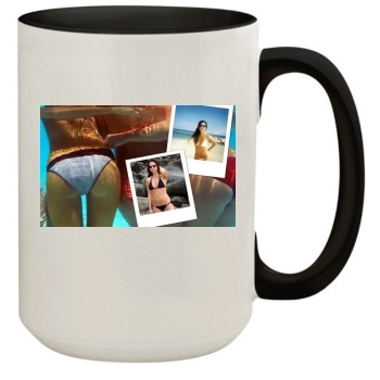 Olivia Munn 15oz Colored Inner & Handle Mug