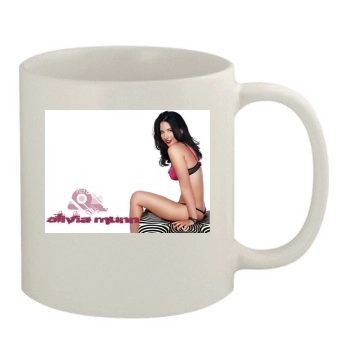 Olivia Munn 11oz White Mug