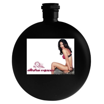 Olivia Munn Round Flask