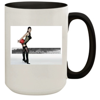 Olivia Munn 15oz Colored Inner & Handle Mug