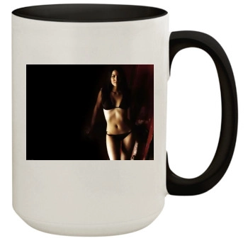 Olivia Munn 15oz Colored Inner & Handle Mug