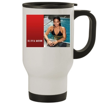 Olivia Munn Stainless Steel Travel Mug