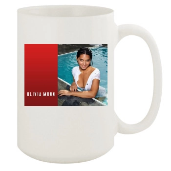 Olivia Munn 15oz White Mug