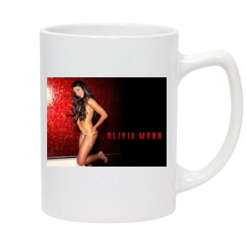 Olivia Munn 14oz White Statesman Mug