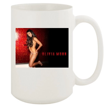 Olivia Munn 15oz White Mug