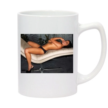 Olivia Munn 14oz White Statesman Mug