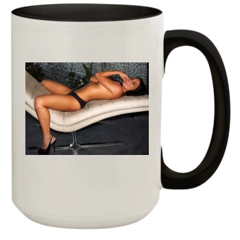 Olivia Munn 15oz Colored Inner & Handle Mug