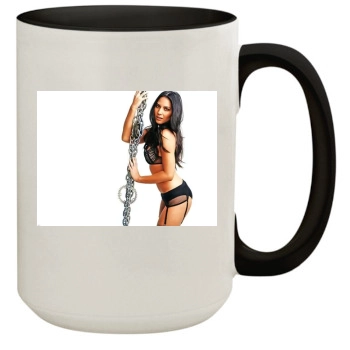 Olivia Munn 15oz Colored Inner & Handle Mug