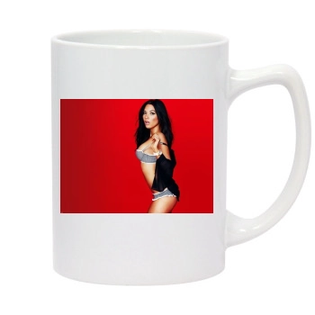 Olivia Munn 14oz White Statesman Mug