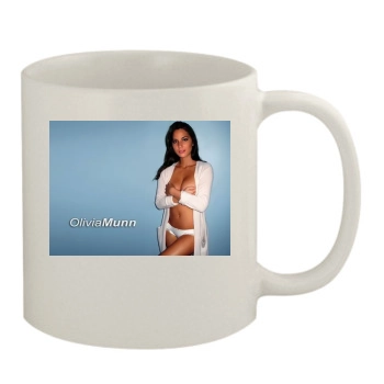 Olivia Munn 11oz White Mug