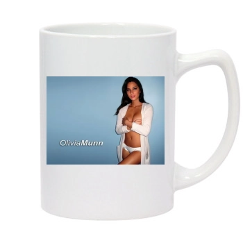 Olivia Munn 14oz White Statesman Mug