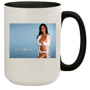 Olivia Munn 15oz Colored Inner & Handle Mug