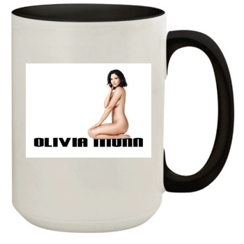 Olivia Munn 15oz Colored Inner & Handle Mug