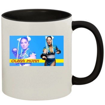 Olivia Munn 11oz Colored Inner & Handle Mug