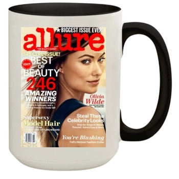 Olivia Wilde 15oz Colored Inner & Handle Mug