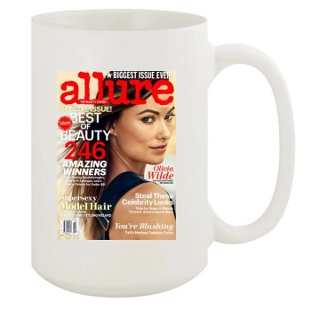 Olivia Wilde 15oz White Mug