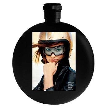 Olivia Wilde Round Flask