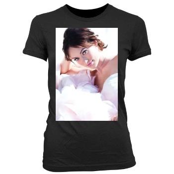 Olivia Wilde Women's Junior Cut Crewneck T-Shirt