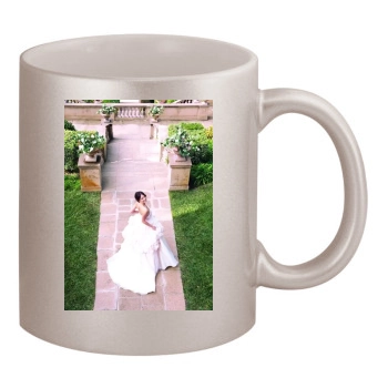 Olivia Wilde 11oz Metallic Silver Mug