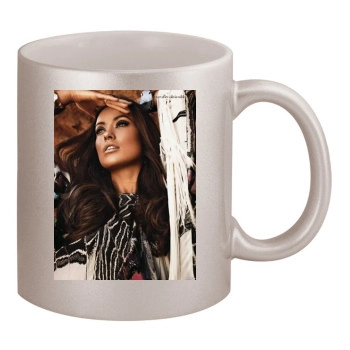 Olivia Wilde 11oz Metallic Silver Mug