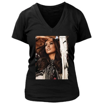 Olivia Wilde Women's Deep V-Neck TShirt