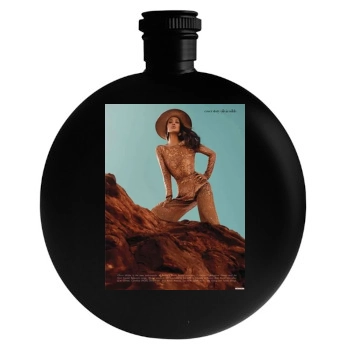 Olivia Wilde Round Flask