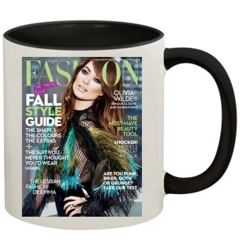 Olivia Wilde 11oz Colored Inner & Handle Mug