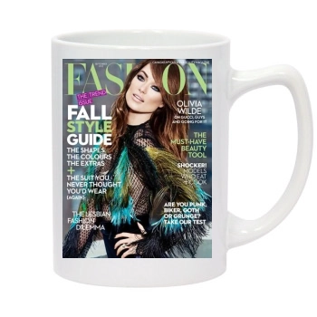 Olivia Wilde 14oz White Statesman Mug