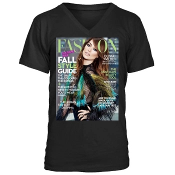 Olivia Wilde Men's V-Neck T-Shirt