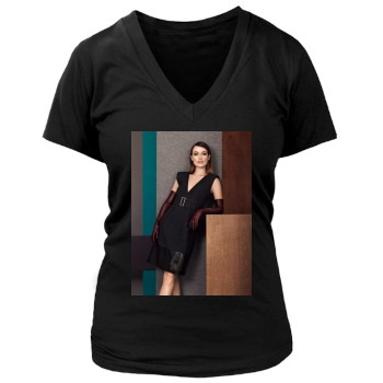 Olivia Wilde Women's Deep V-Neck TShirt