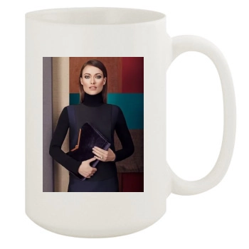 Olivia Wilde 15oz White Mug