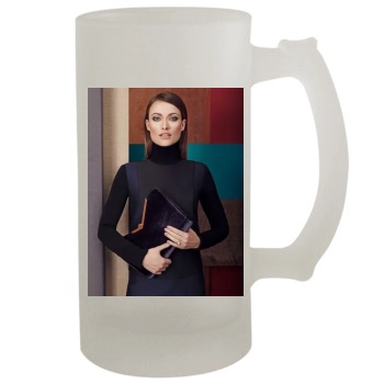 Olivia Wilde 16oz Frosted Beer Stein