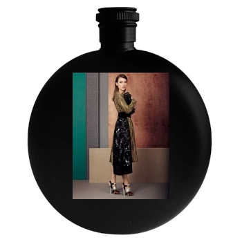 Olivia Wilde Round Flask