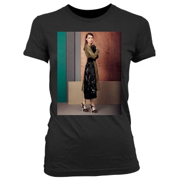 Olivia Wilde Women's Junior Cut Crewneck T-Shirt