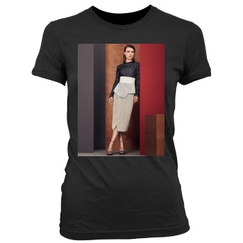 Olivia Wilde Women's Junior Cut Crewneck T-Shirt