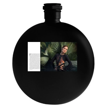 Olivia Wilde Round Flask