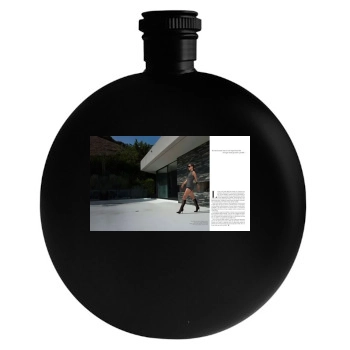 Olivia Wilde Round Flask