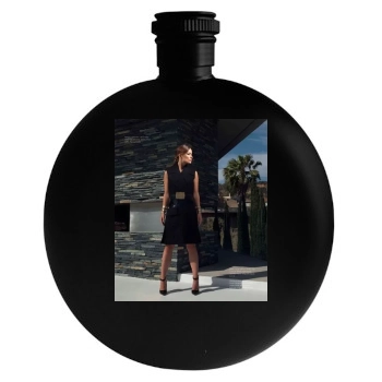 Olivia Wilde Round Flask