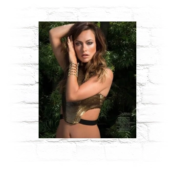 Olivia Wilde Metal Wall Art