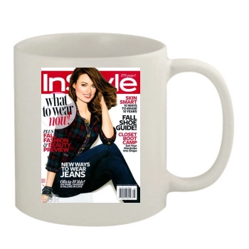 Olivia Wilde 11oz White Mug