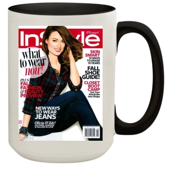 Olivia Wilde 15oz Colored Inner & Handle Mug