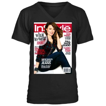 Olivia Wilde Men's V-Neck T-Shirt