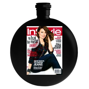 Olivia Wilde Round Flask