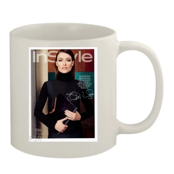 Olivia Wilde 11oz White Mug