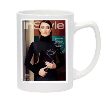 Olivia Wilde 14oz White Statesman Mug