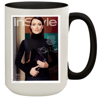 Olivia Wilde 15oz Colored Inner & Handle Mug