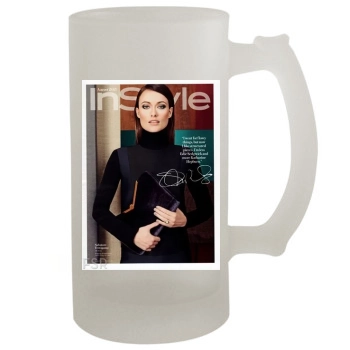 Olivia Wilde 16oz Frosted Beer Stein