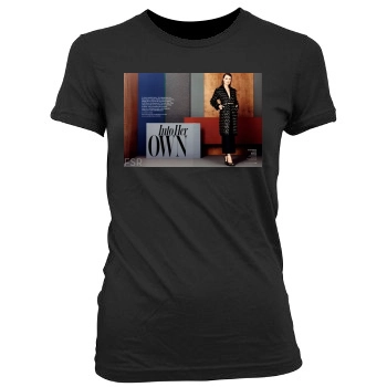 Olivia Wilde Women's Junior Cut Crewneck T-Shirt